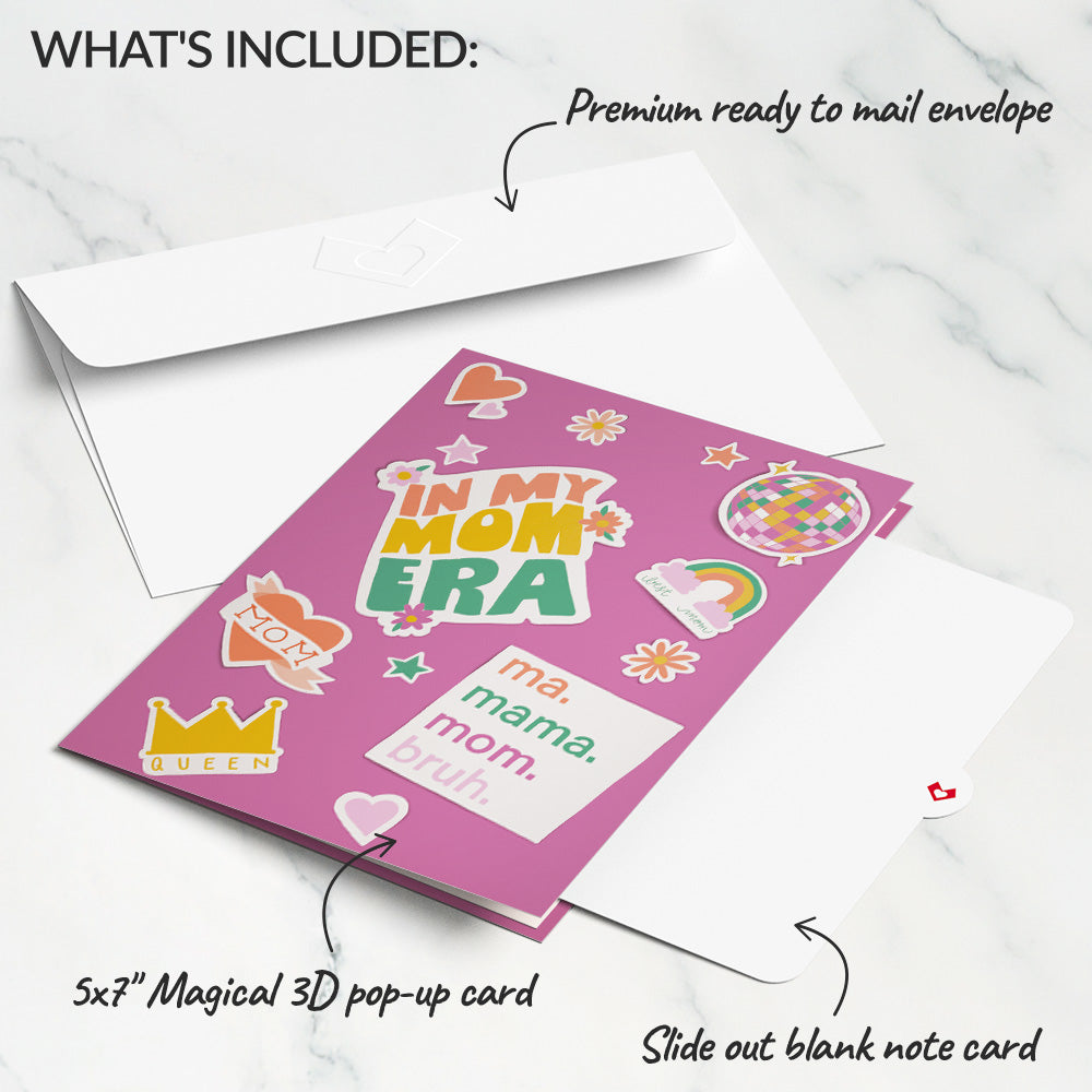 Mom Era Tumbler Pop-Up Card