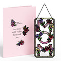 Floral Mom Suncatcher Card
