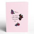 Floral Mom Suncatcher Card