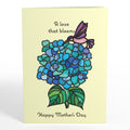 Happy Mother's Day Hydrangeas Suncatcher Card