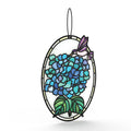 Happy Mother's Day Hydrangeas Suncatcher Card & Bouquet Bundle