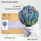 Sunlit Hydrangeas Suncatcher Bouquet
