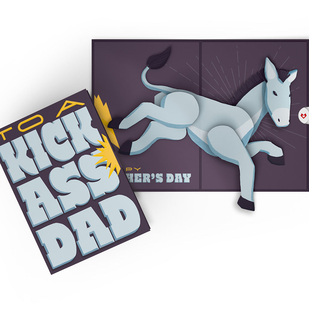 Kick Ass Father’s Day Pop-Up Card