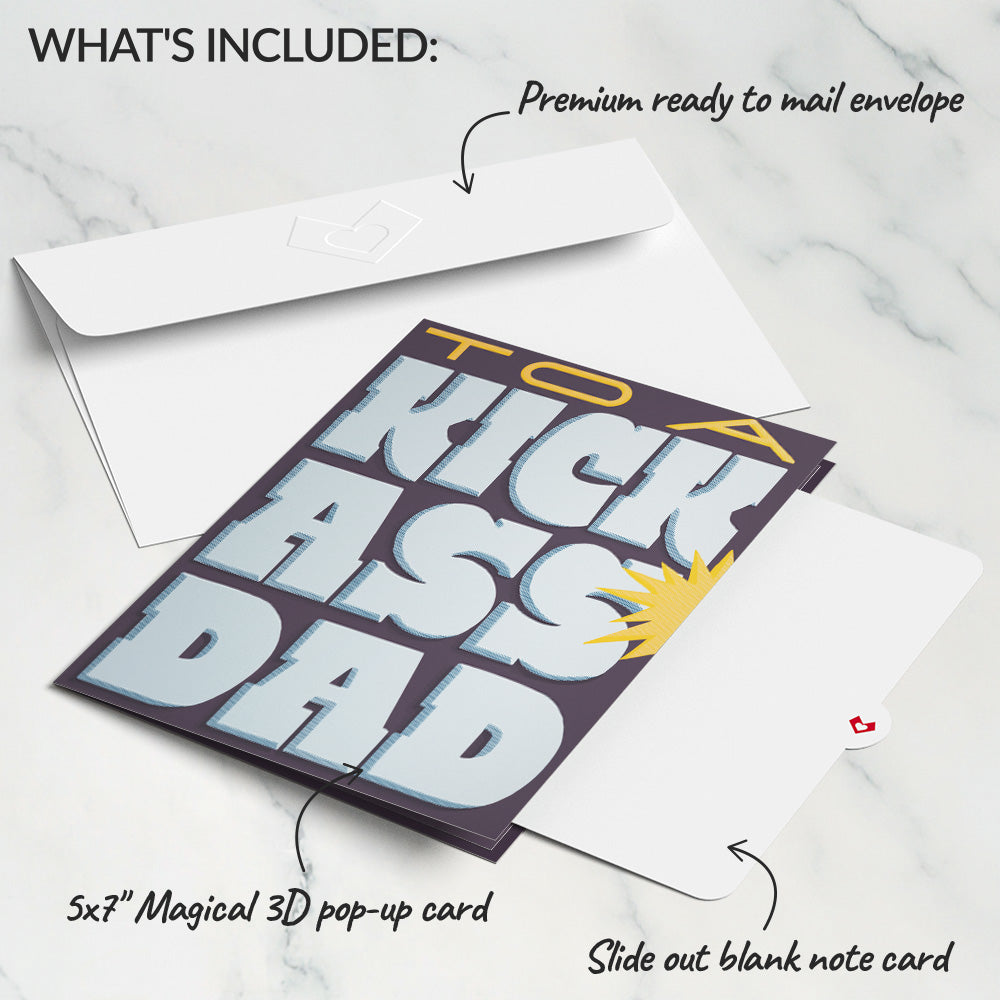 Kick Ass Father’s Day Pop-Up Card