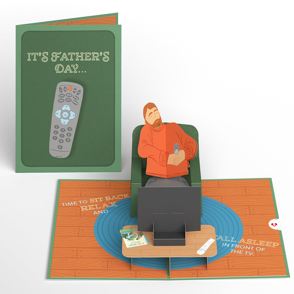 Sit Back & Relax Father’s Day Pop-Up Card