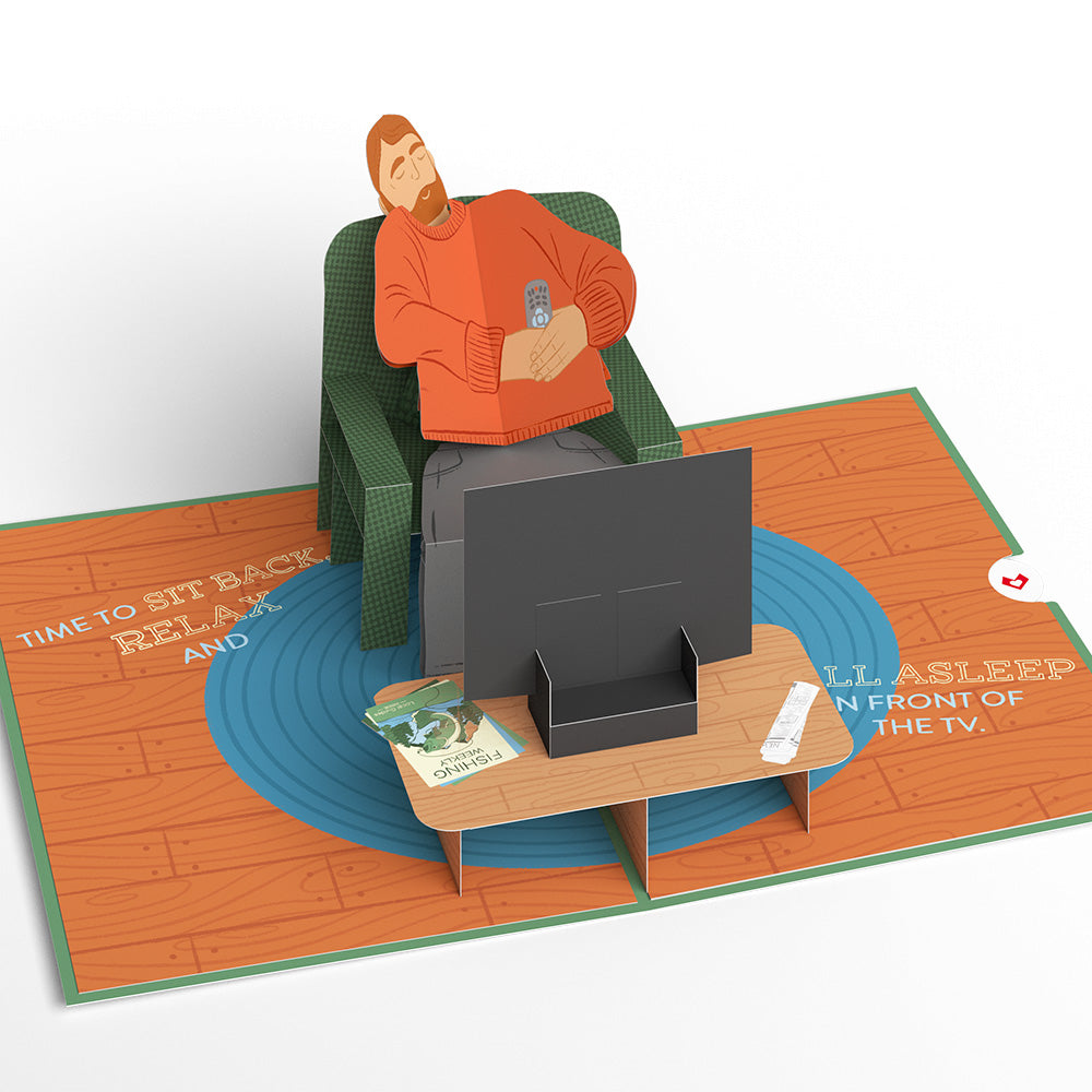 Sit Back & Relax Father’s Day Pop-Up Card
