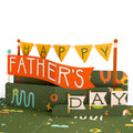 Happy Father's Day Banner Pop-Up Card