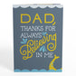Dad You're a Legend Loch Ness Monster Pop-Up Card
