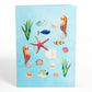 Coral Reef Wonders Pop-Up Card