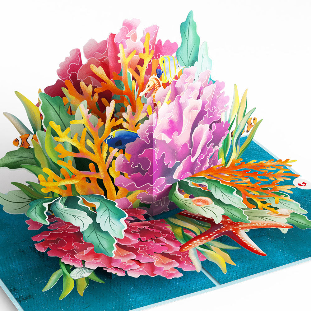 Coral Reef Wonders Mother's Day Pop-Up Card and Sentiment Set for Grandma