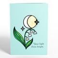 Shine Bright Twilight Bloom Suncatcher Card
