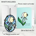 Shine Bright Twilight Bloom Suncatcher Card