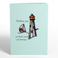 Sunshine and Sea Breezes Lighthouse Suncatcher Card