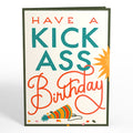 Kick Ass Birthday Pop-Up Card