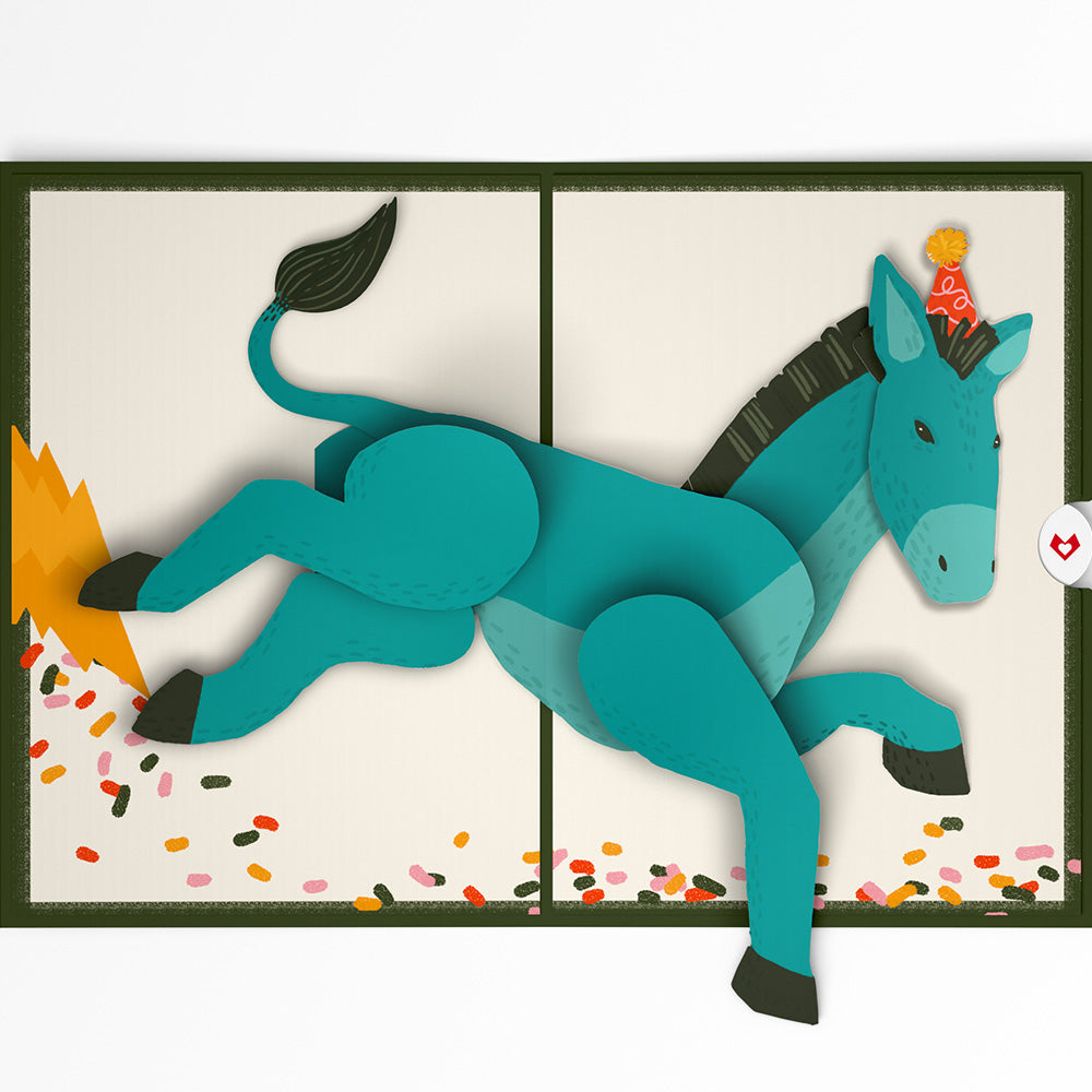 Kick Ass Birthday Pop-Up Card