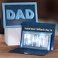 Hope Your Father's Day Is Lit Light-Up Pop-Up Card