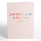 You Don't Look a Day Over Gay Birthday Pop-Up Card