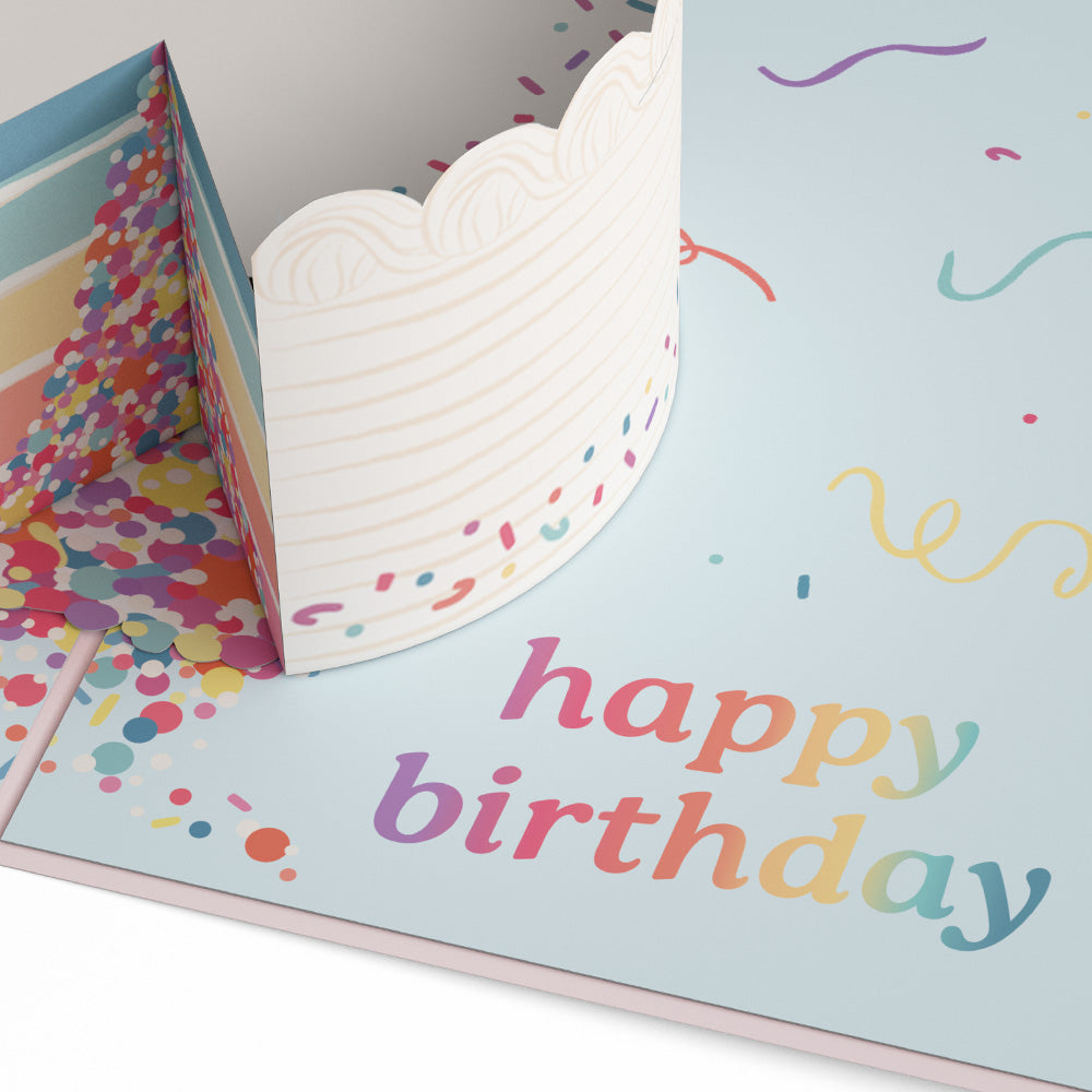 You Don't Look a Day Over Gay Birthday Pop-Up Card