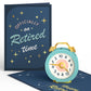 Offically on Retired Time Pop-Up Card