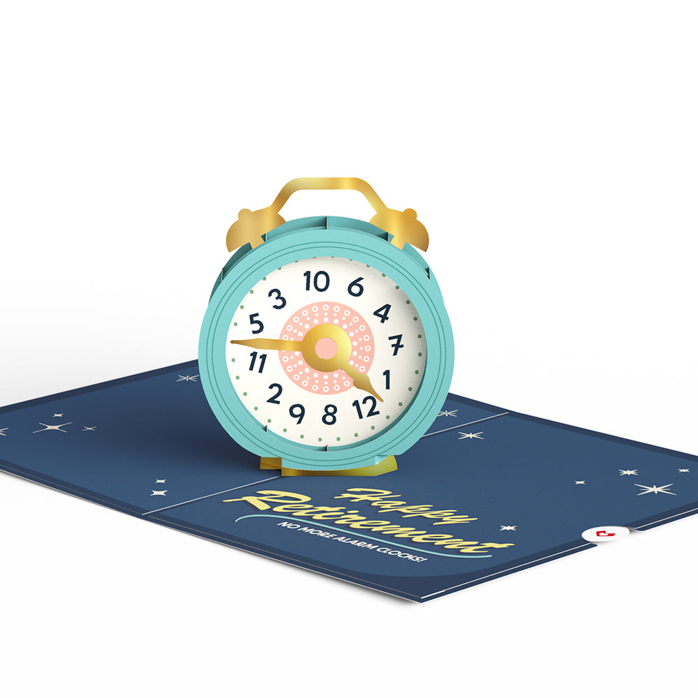 Officially on Retired Time Pop-Up Card