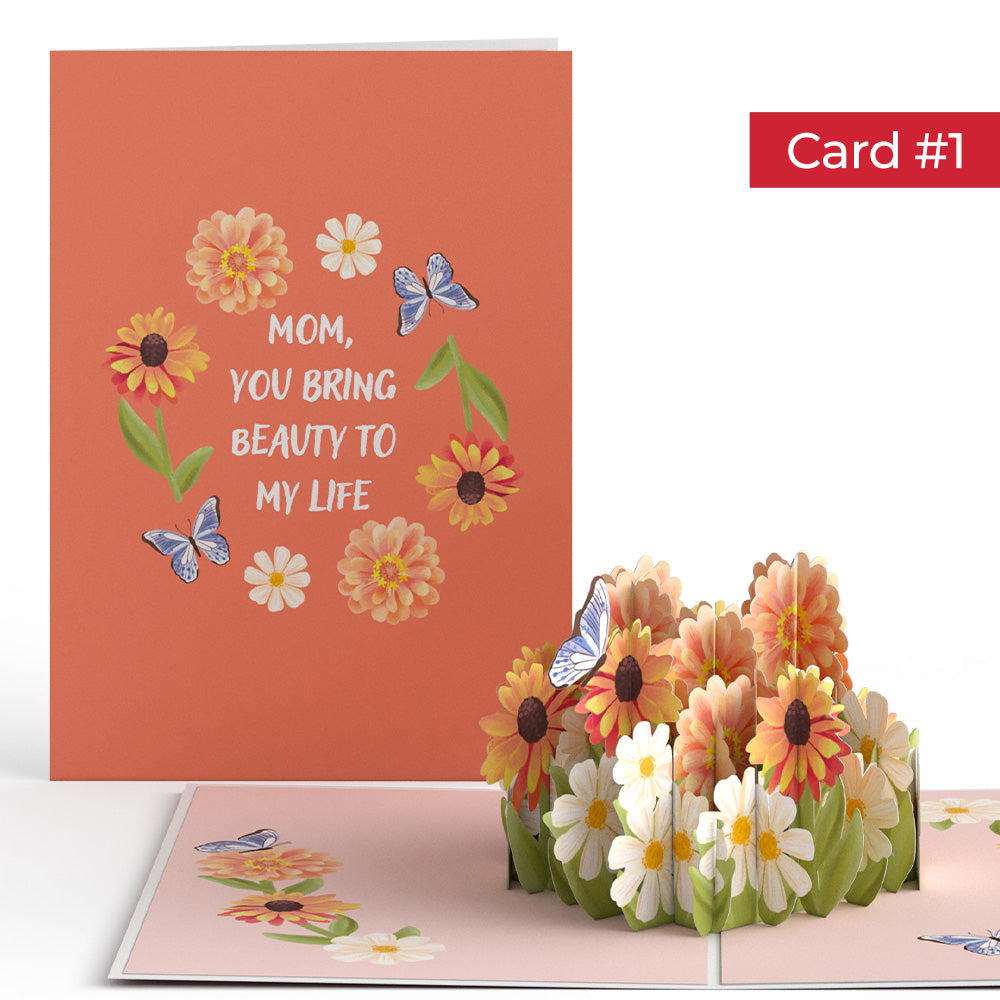 Beautiful Mother’s Day 4-in-1 Nesting Card