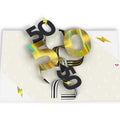 Fifty and Fearless 50th Birthday Pop-Up Card
