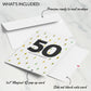 Fifty and Fearless 50th Birthday Pop-Up Card