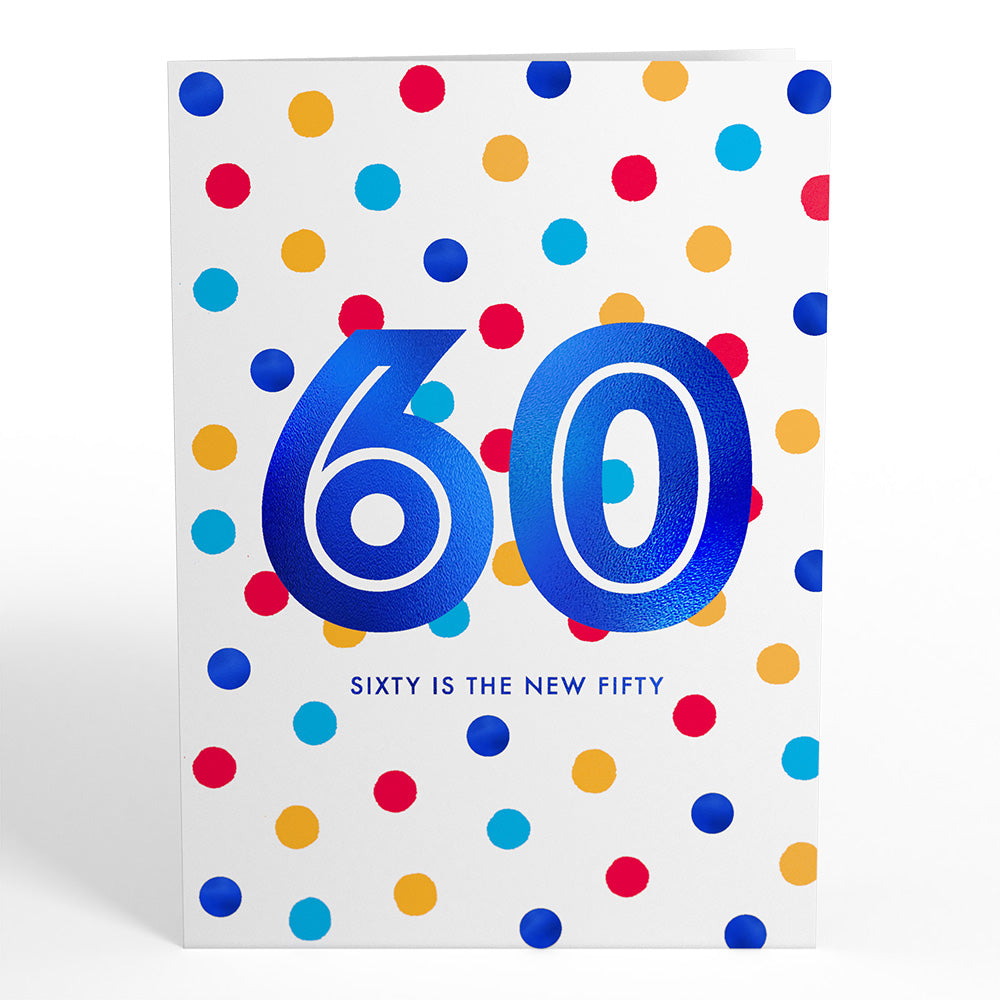 Sixty is the New Fifty 60th Birthday Pop-Up Card
