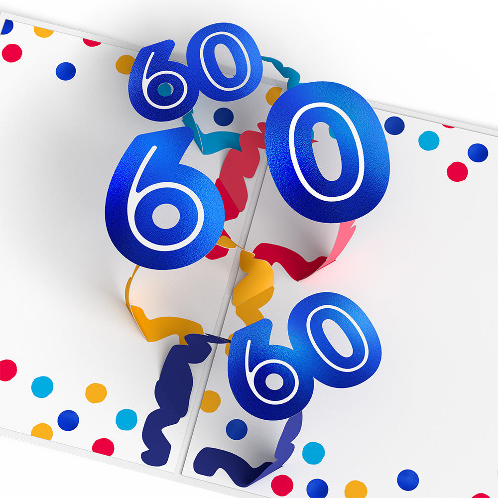 Sixty is the New Fifty 60th Birthday Pop-Up Card