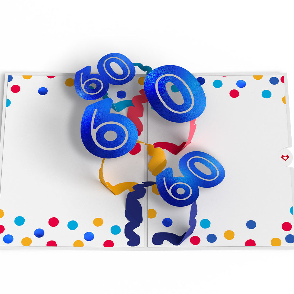 Sixty is the New Fifty 60th Birthday Pop-Up Card