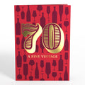A Fine Vintage 70th Birthday Pop-Up Card