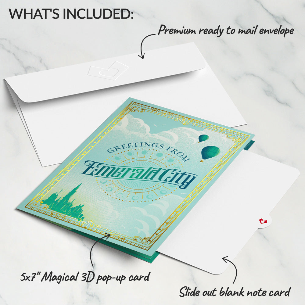 Wicked Greetings from Emerald City Pop-Up Card