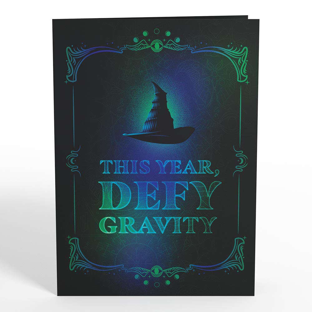 Wicked Defy Gravity Birthday Pop-Up Card