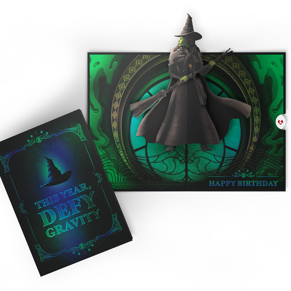 Wicked Defy Gravity Birthday Pop-Up Card