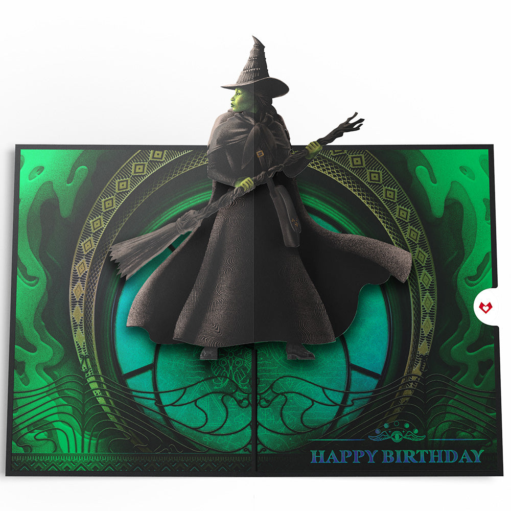 Wicked Defy Gravity Birthday Pop-Up Card