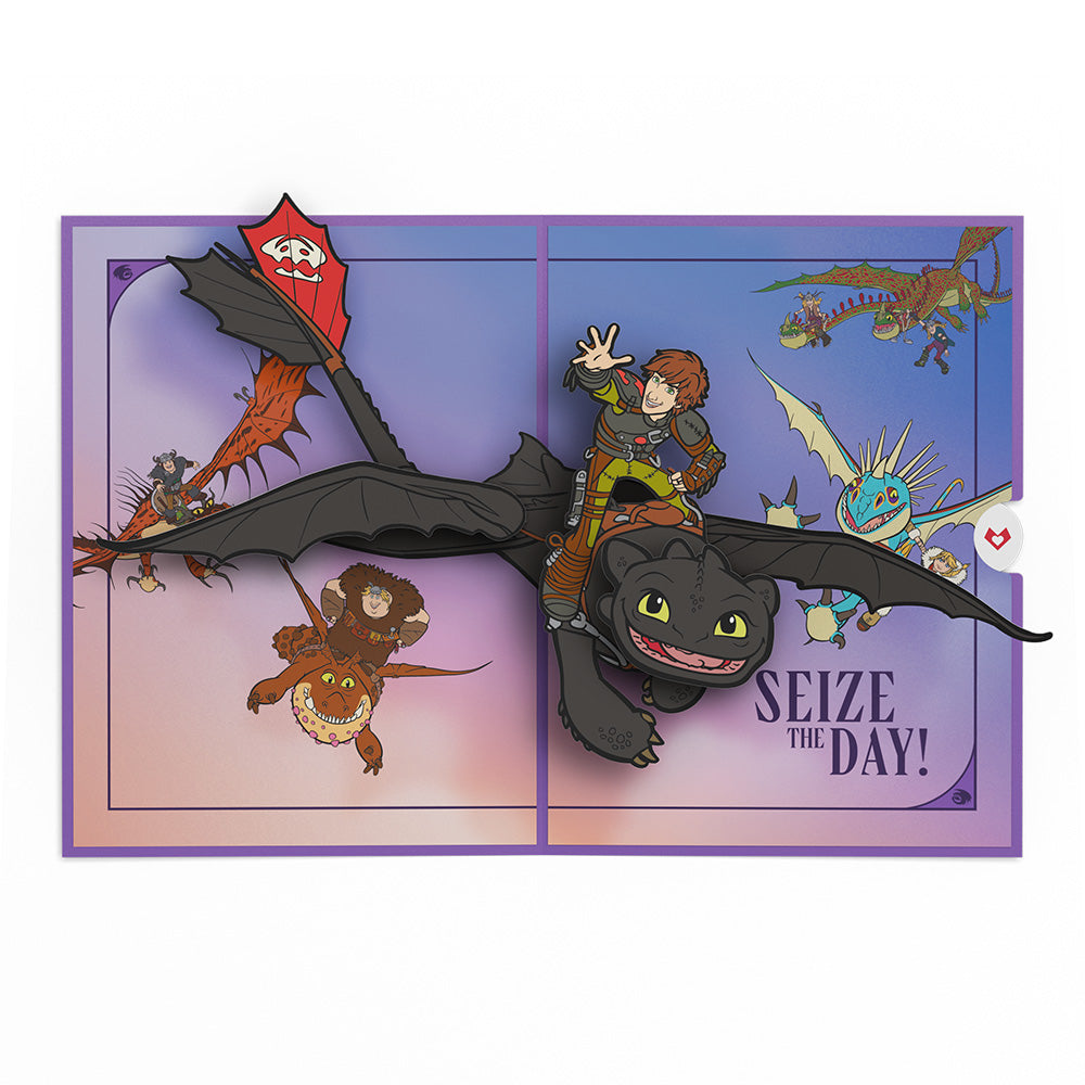 How to Train Your Dragon Heroic Heights Birthday Pop-Up Card