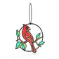 Sign of Love Cardinal Suncatcher Card