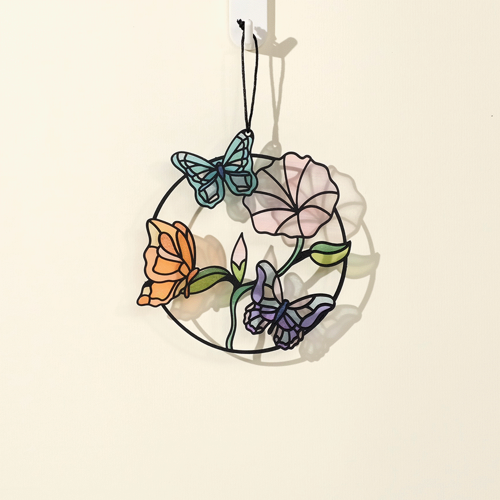 Nature's Beauty Butterfly Suncatcher Card