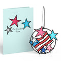 Let Freedom Shine Suncatcher Card