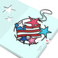 Let Freedom Shine Suncatcher Card