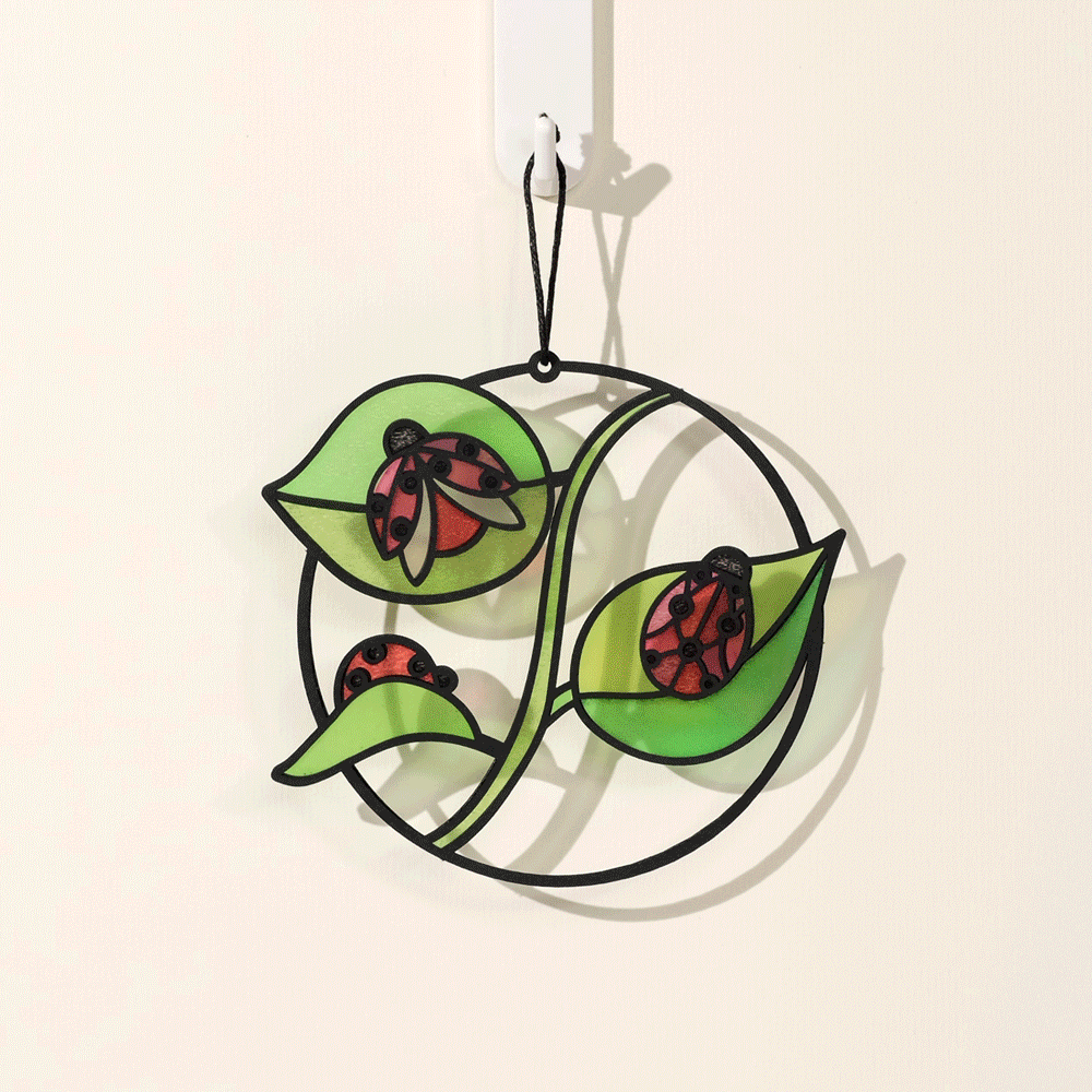 Small Things with Big Meaning Ladybug Suncatcher Card