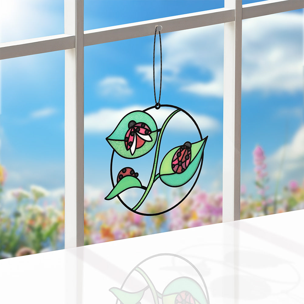 Small Things with Big Meaning Ladybug Suncatcher Card