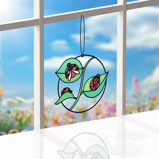 Small Things with Big Meaning Ladybug Suncatcher Card
