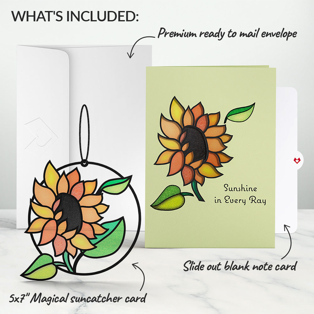 Sunshine in Every Ray Suncatcher Card