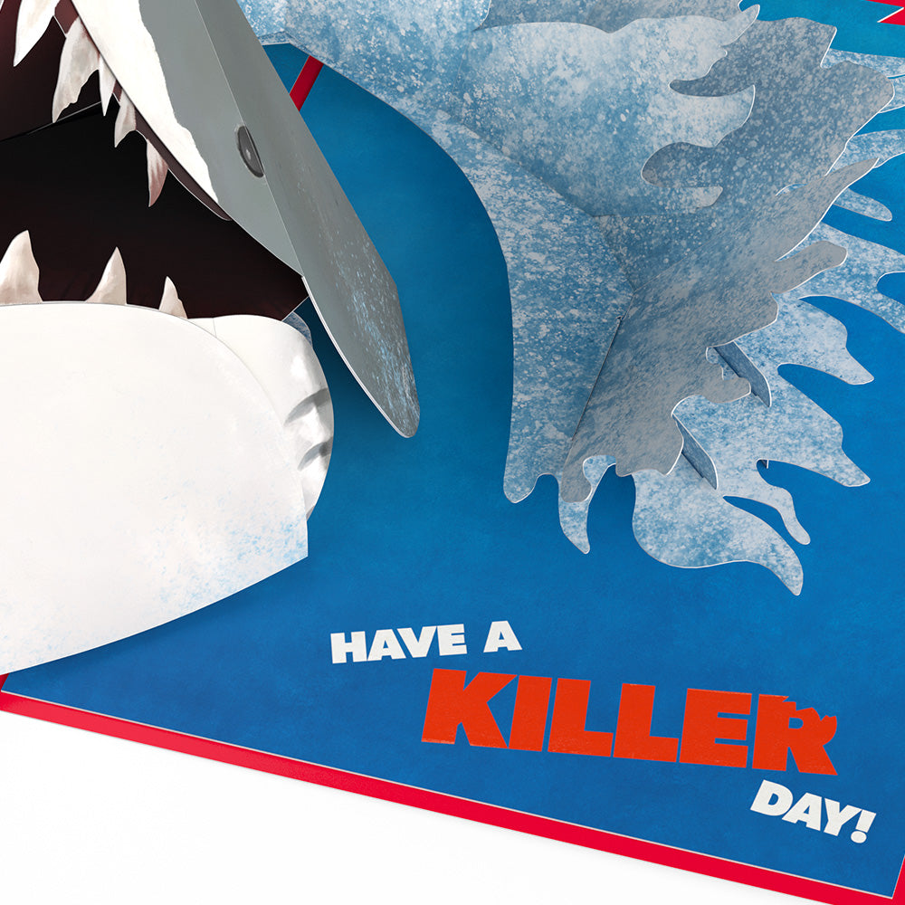 Jaws Have a Killer Day Pop-Up Card