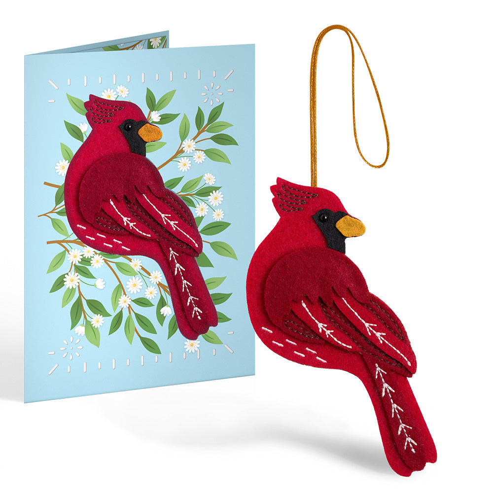 Cheerful Cardinal HeartFelt Charm Card™