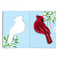 Cheerful Cardinal HeartFelt Charm Card™
