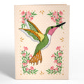 Serene Hummingbird HeartFelt Charm Card™