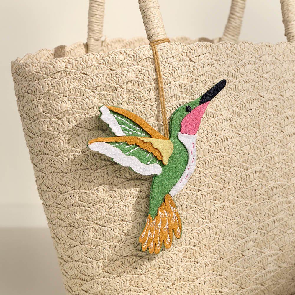 Serene Hummingbird HeartFelt Charm Card™