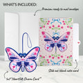 Dazzling Butterfly HeartFelt Charm Card™